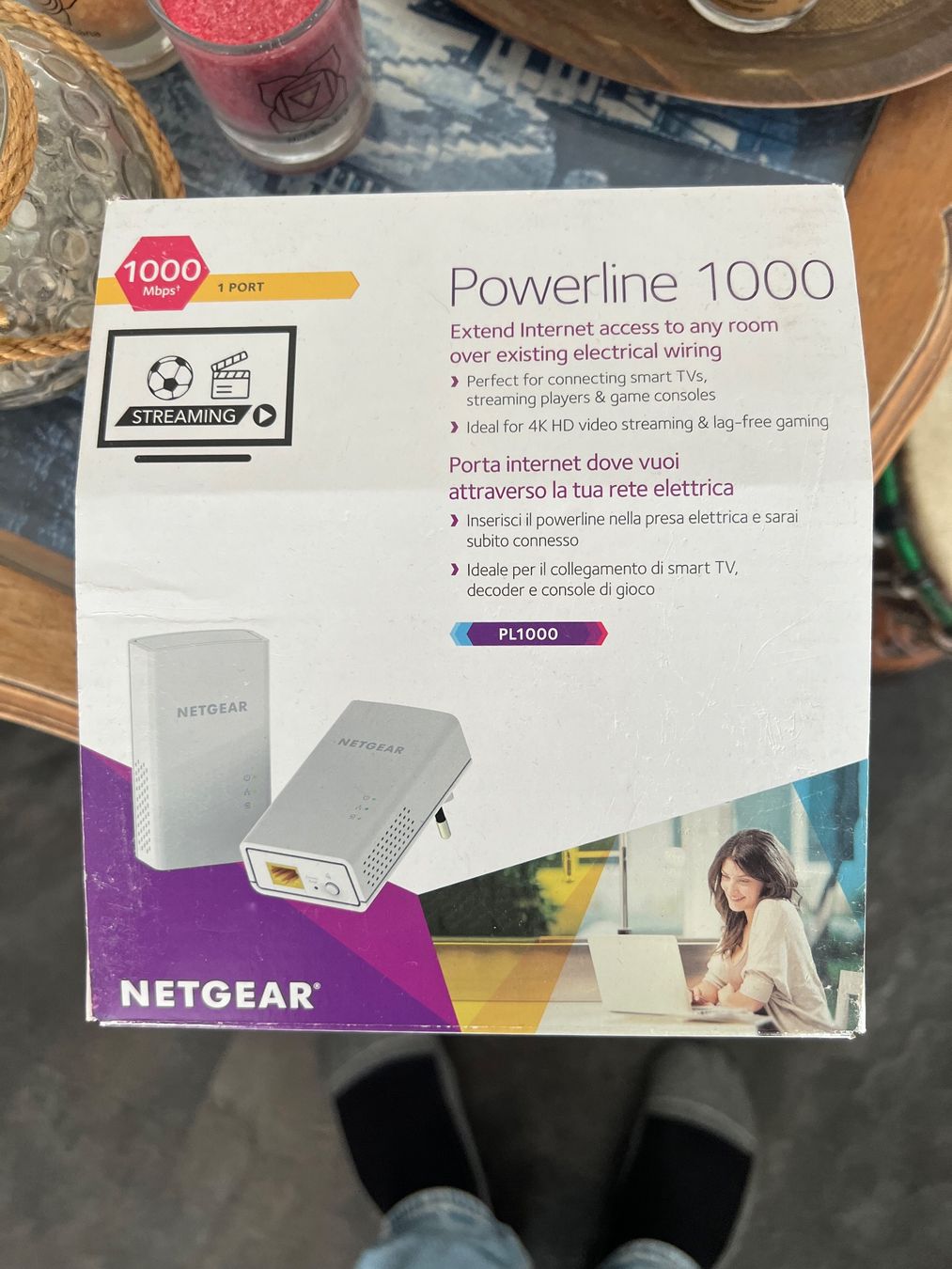 Netgear Modem & Router: NETGEAR Powerline 1000 – Nuovo (secondo la descrizione) da Birmenstorf AG venduto da luckyx90