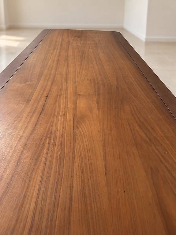 Tables: Zuiver Storm Esstisch / Dining Table 220x90, Walnut – D'occasion à Rüschlikon par hellespont 4