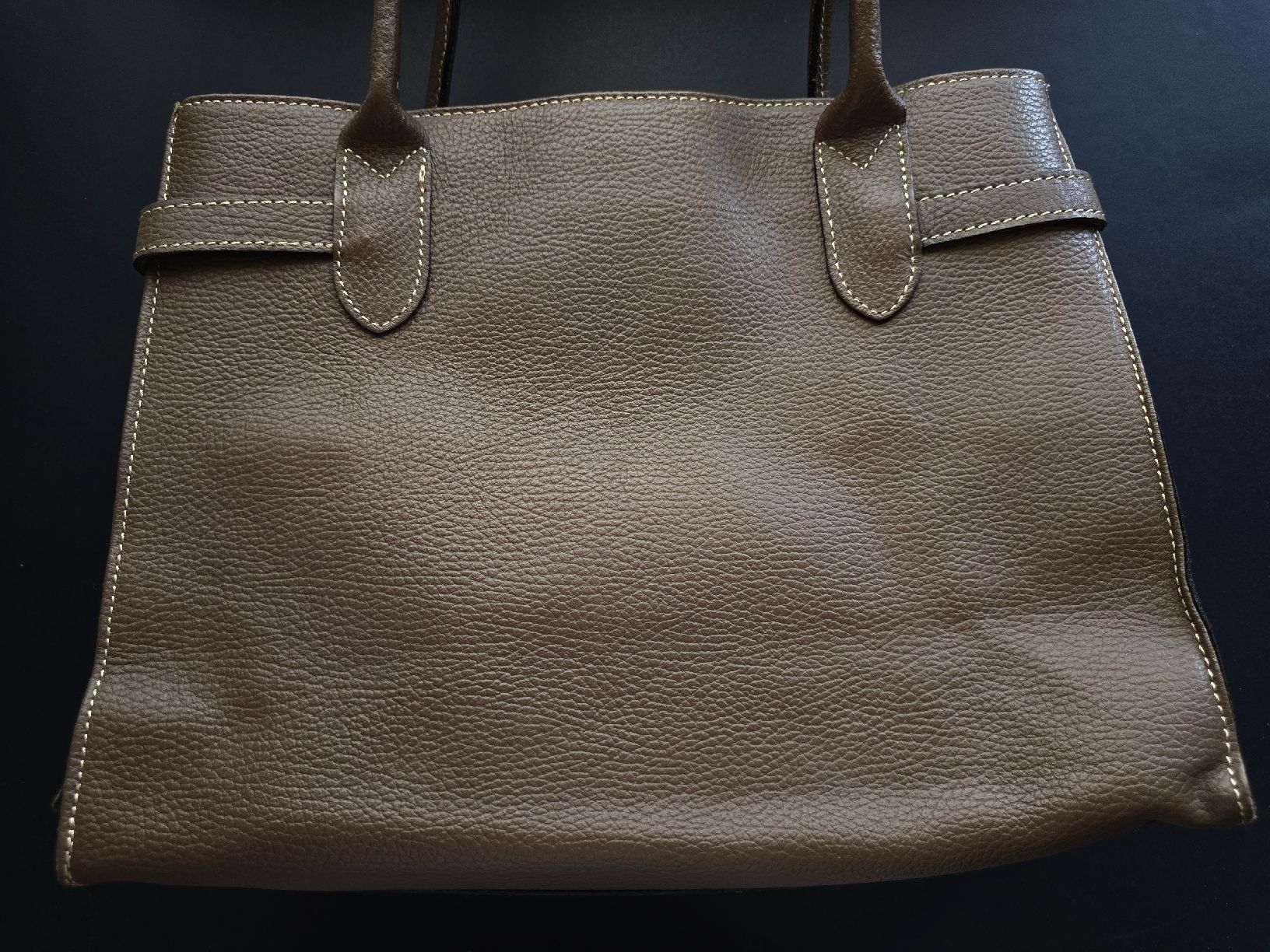 Borse da donna: Handtasche Leder taupe – Usato da Oberweningen venduto da tigerwutz 4
