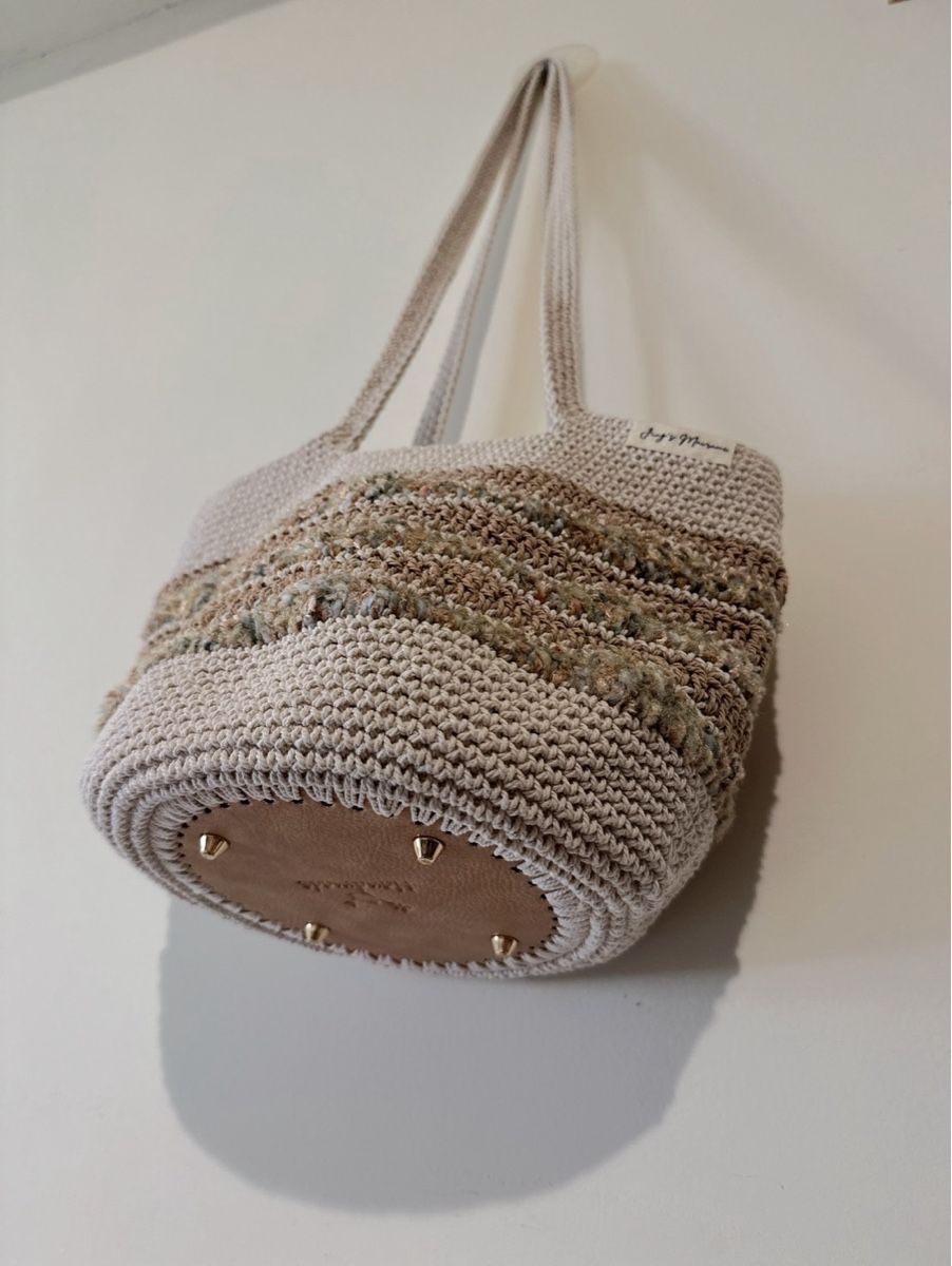 Sacs: Macrame Shopper Bag handmade beige woven new – Neuf (Voir description) à Lossy par Jungs_Macrame 1