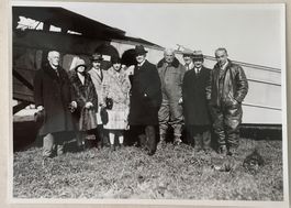Walter  Mittelholzer, Flugpionier, Aviatik, Bundesrat Haab