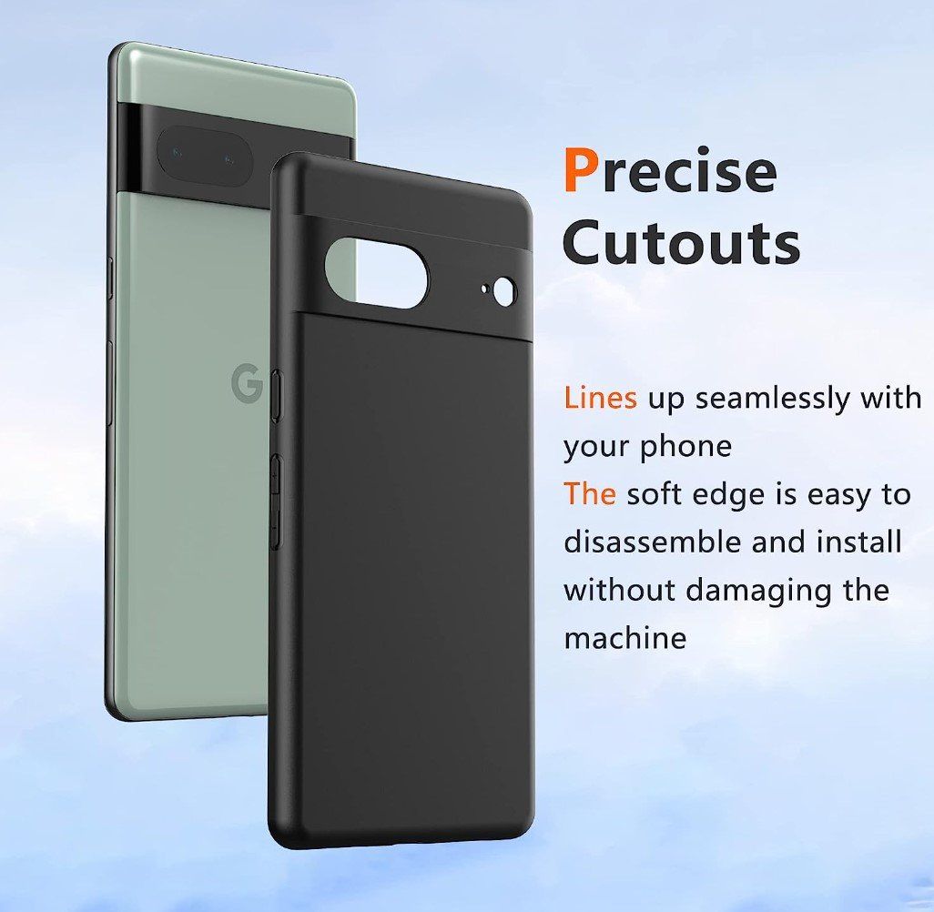 Covers & Schutzfolien: Google Pixel 7a Hülle Case black matt TPU dünn weich – Neu und originalverpackt aus Rorschacherberg von  2