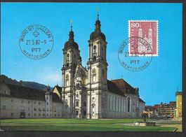 Maximumkarte Nr. 367 St. Gallen Stiftskirche 27.5.1982