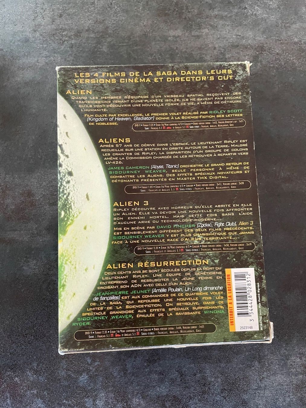 Tutti i DVDs: Coffret DVD Quadrilogy Alien – Usato da Vallamand venduto da Bricbracbroc82 4
