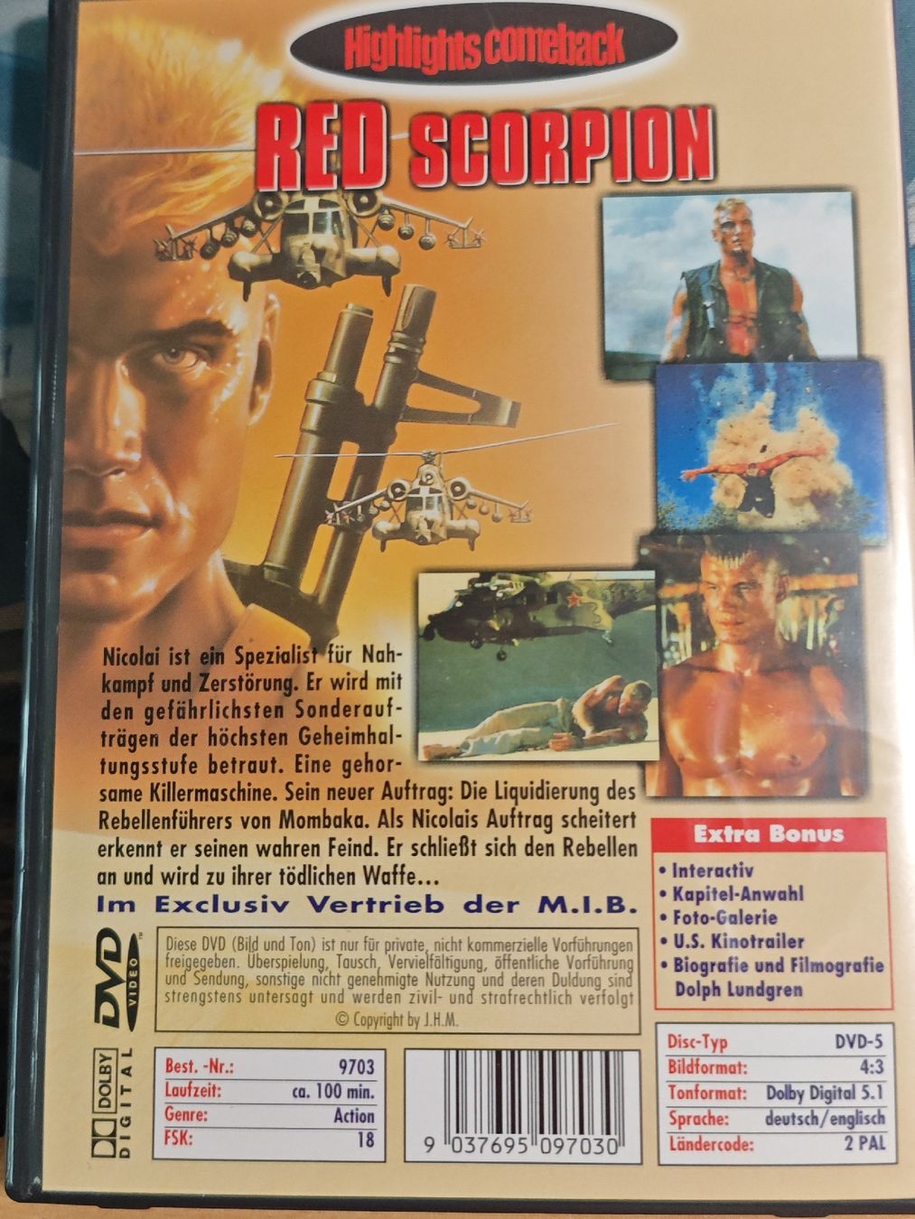 Tutti i DVDs: Red Scorpion  – Usato da Laufenburg venduto da Toni5010 1