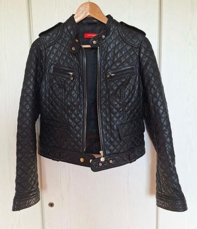 Echtleder Jacke Laura Biagiotti Roma, schwarz