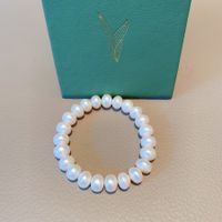 Elegantes Perlenarmband Süsswasserperlen Neuwertig