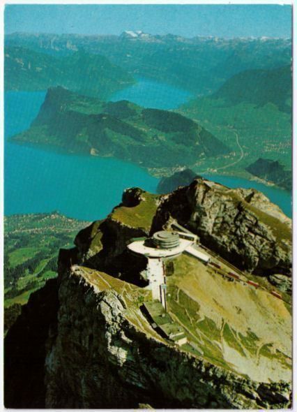 Cartes postales: Pilatus Kulm - Luftaufname – D'occasion à Binningen par Mountainrider