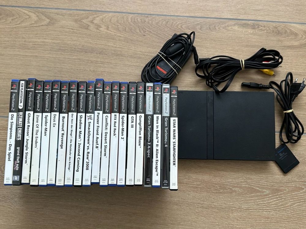 XXL-Bundle: PlayStation 2 Konsole und 20 Spiele 1