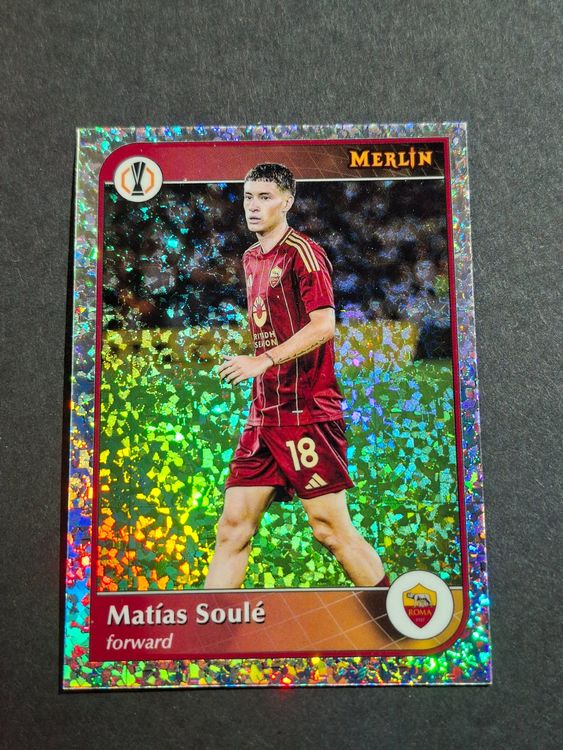 Matias Soulé Roma Mini Diamond Refractor Merlin 24-25 (Gebraucht) in ...