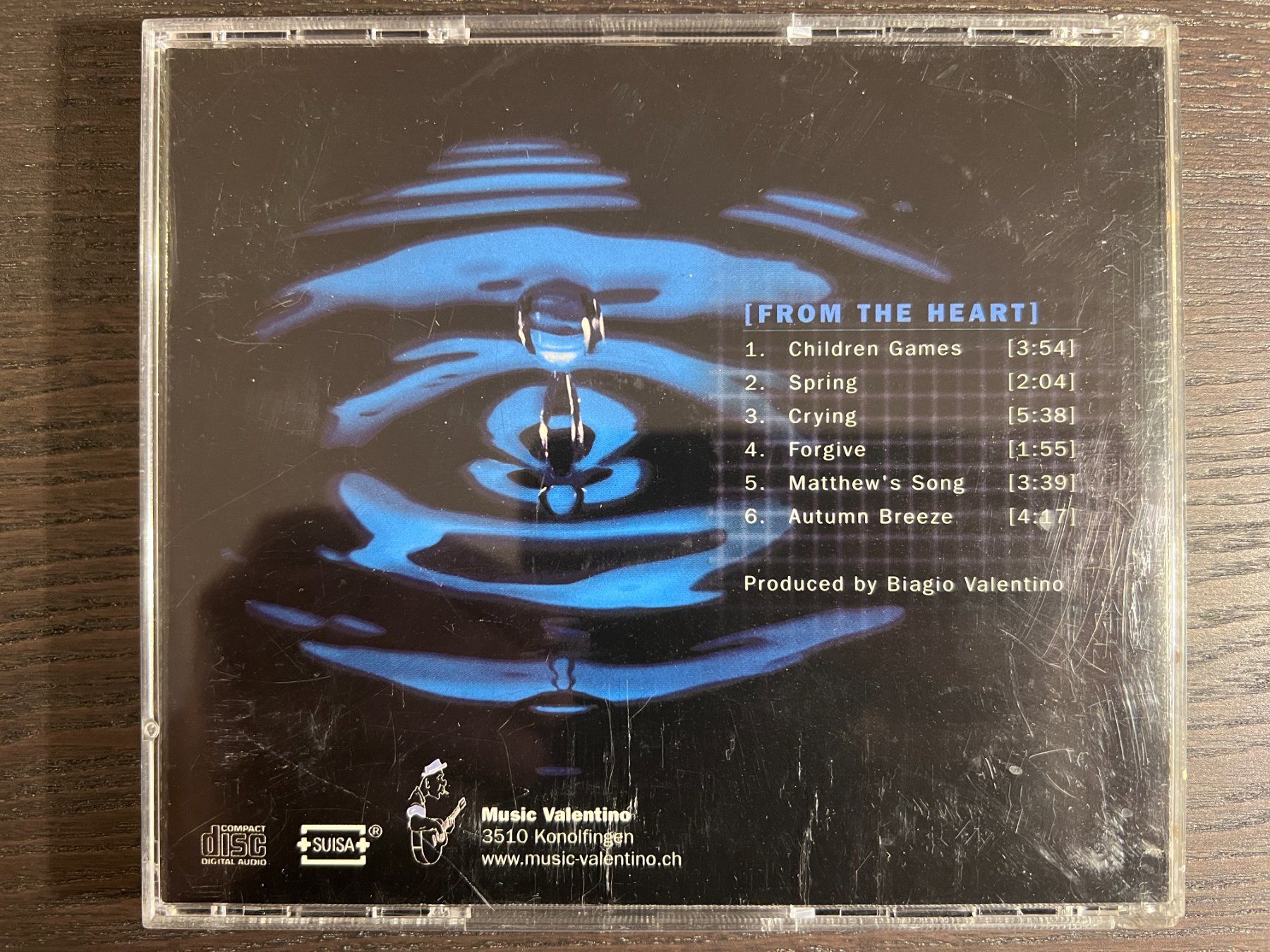 CDs: Biagio Valentino - From the Heart – Gebraucht aus Zürich von MusikFreunde 1