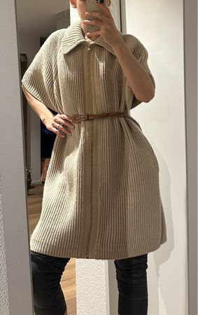 Edler Bally Kaschmir-Merino Strickmantel