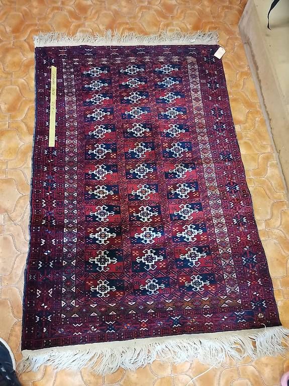 Teppiche: Turkeman Samarkand Teppich, Wollteppich, Orientteppich – Gebraucht aus Wiedlisbach von materialkreislauf