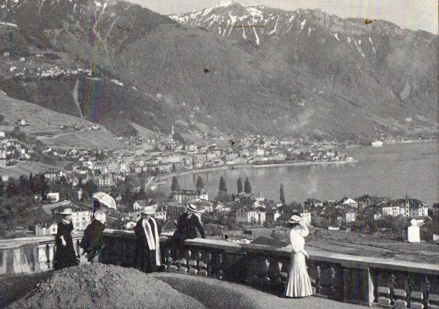 Cartoline postali: Montreux de Jadis – Usato da Melano venduto da pisonsdro