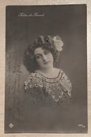 Antike Postkarte, Frauen, Theater, Kostüm. Gelaufen 1912