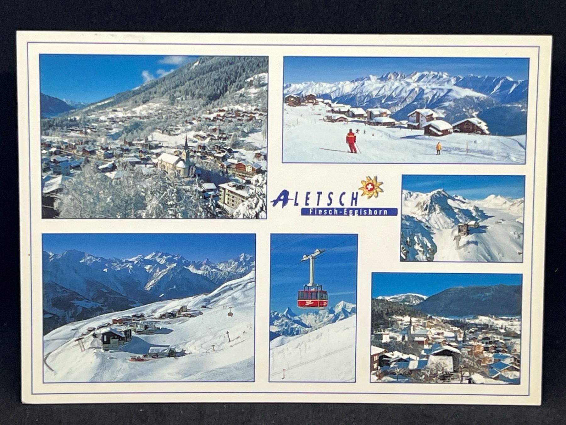Cartoline postali: Aletsch Fiesch-Eggishorn – Usato da Widnau venduto da Brusi9