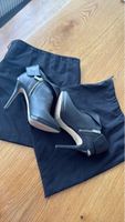 Chic Black Leather Heeled Ankle Boots - Michael Kors