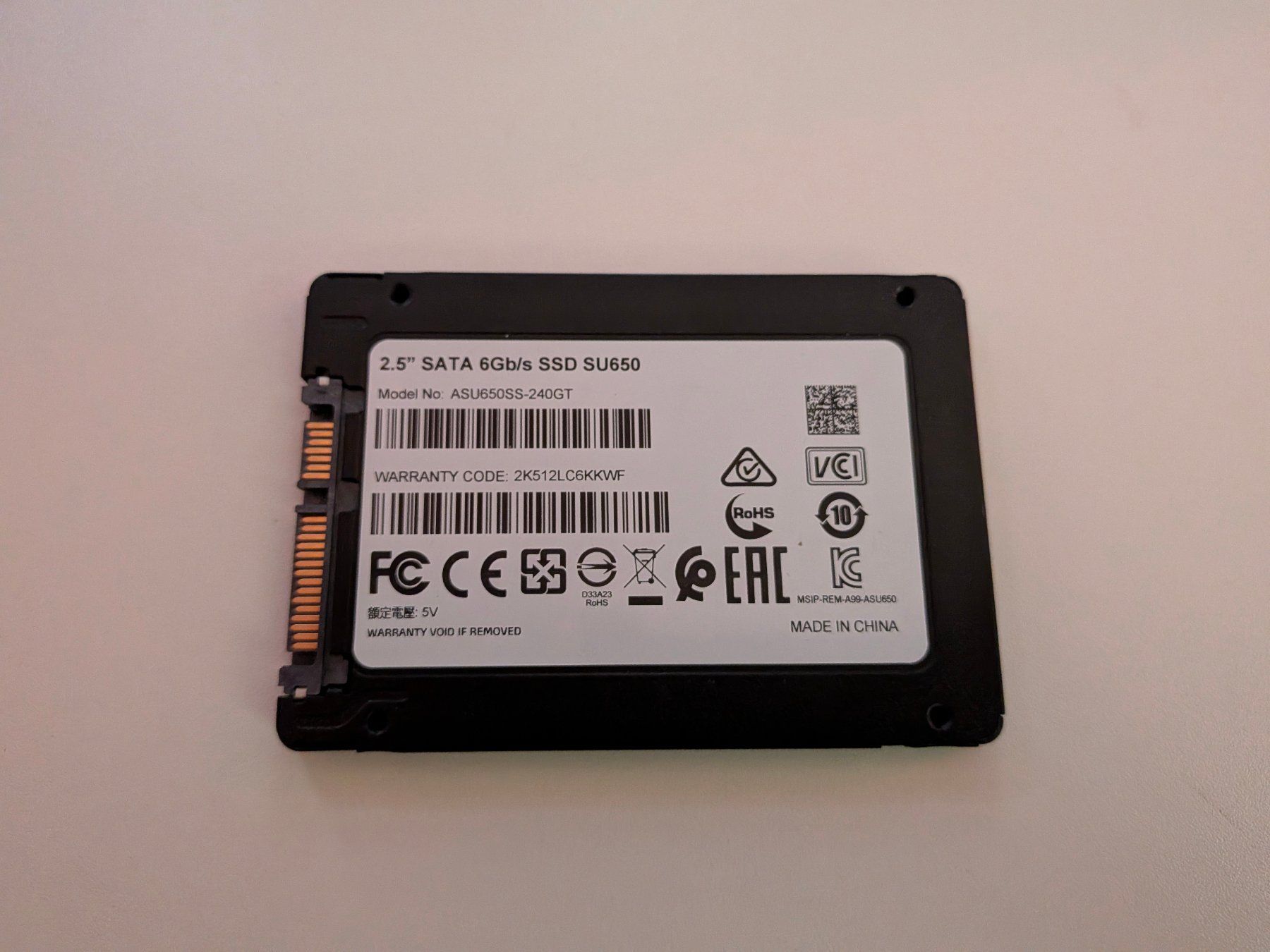 Harddisks: ADATA SU650 240GB SSD SATA-III 2.5" – Gebraucht aus Amriswil von hardware_uschi