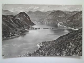 Cartoline postali: Lago di Lugano Ponte di Melide – Usato da Sargans venduto da nicsam1815