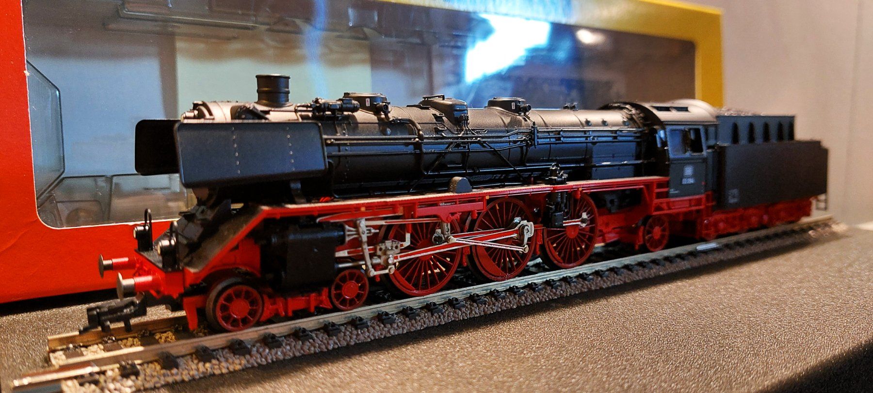 Fleischmann Modellini di ferrovie: Fleischmann 4103 K - Schlepptenderdampflok BR 03 094 der DB – Nuovo (secondo la descrizione) da Rotkreuz venduto da MOBAHN-1zu87 4