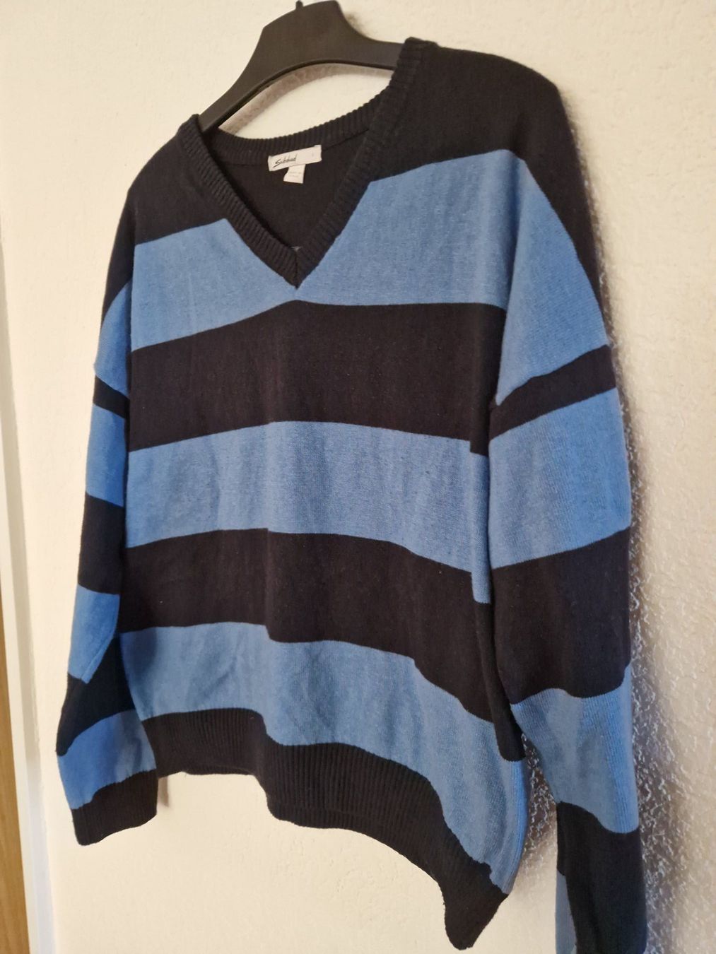 Pullover & Sweatshirts: Subdued Pullover Gr. S Blau/Schwarz gestreift Baumwolle – Gebraucht aus Neuhausen am Rheinfall von Alchimista 1
