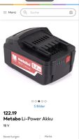 2x Metabo 5,2 Ah Akku Battery