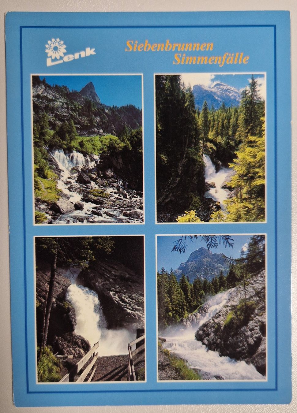 Cartoline postali: Lenk - Simmenfälle 1992 – Usato da Melchnau venduto da Arthurius