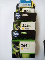 4 Druckerpatronen HP 364 XL gelb
