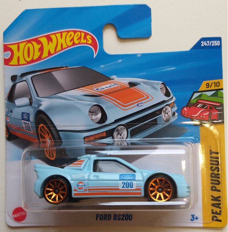 Ford Voitures modèles: Hot Wheels Ford RS200 "Gulf" – Neuf avec emballage d'origine à Brugg AG par Evilweevil