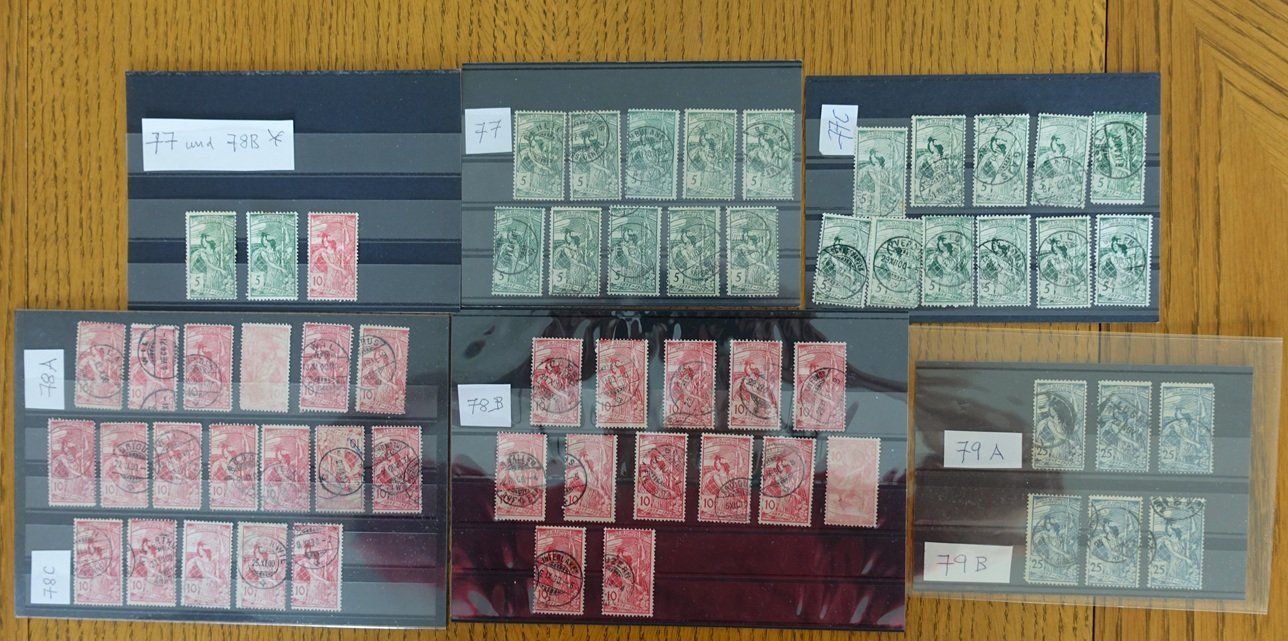 Tutti i francobolli: Schöne UPU Sammlung von 1900 – Usato da Wil SG venduto da WEIBELAM