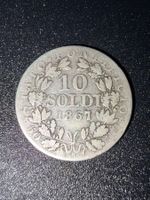 10 Soldi 1867 Papst IX Silbermünze