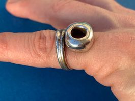 Silberring Auge (54)