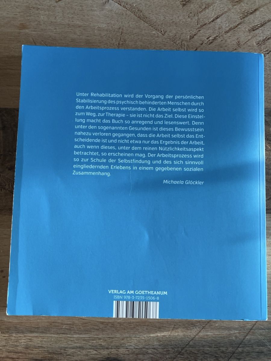 Bücher: Michael Brater Eingliederung durch Arbeit - Fachbuch Top! – Gebraucht aus Perlen von K.P.K.P 1