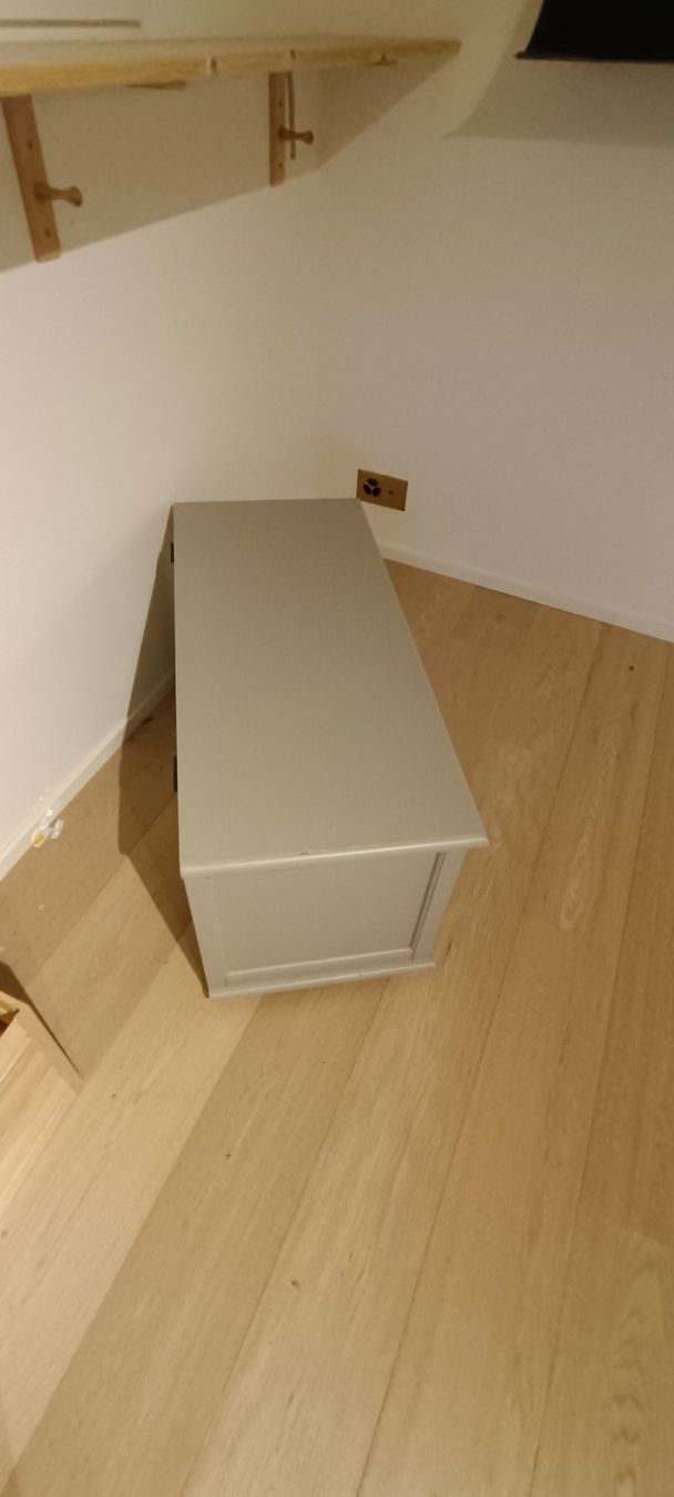 Truhen: Coffre de rangement gris clair : 45x90x40 – Gebraucht aus Trélex von lef_57gj 1