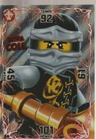 TCG NINJAGO TRADING CARD SERIE 1 # 024 ULTRA  COLE FOIL