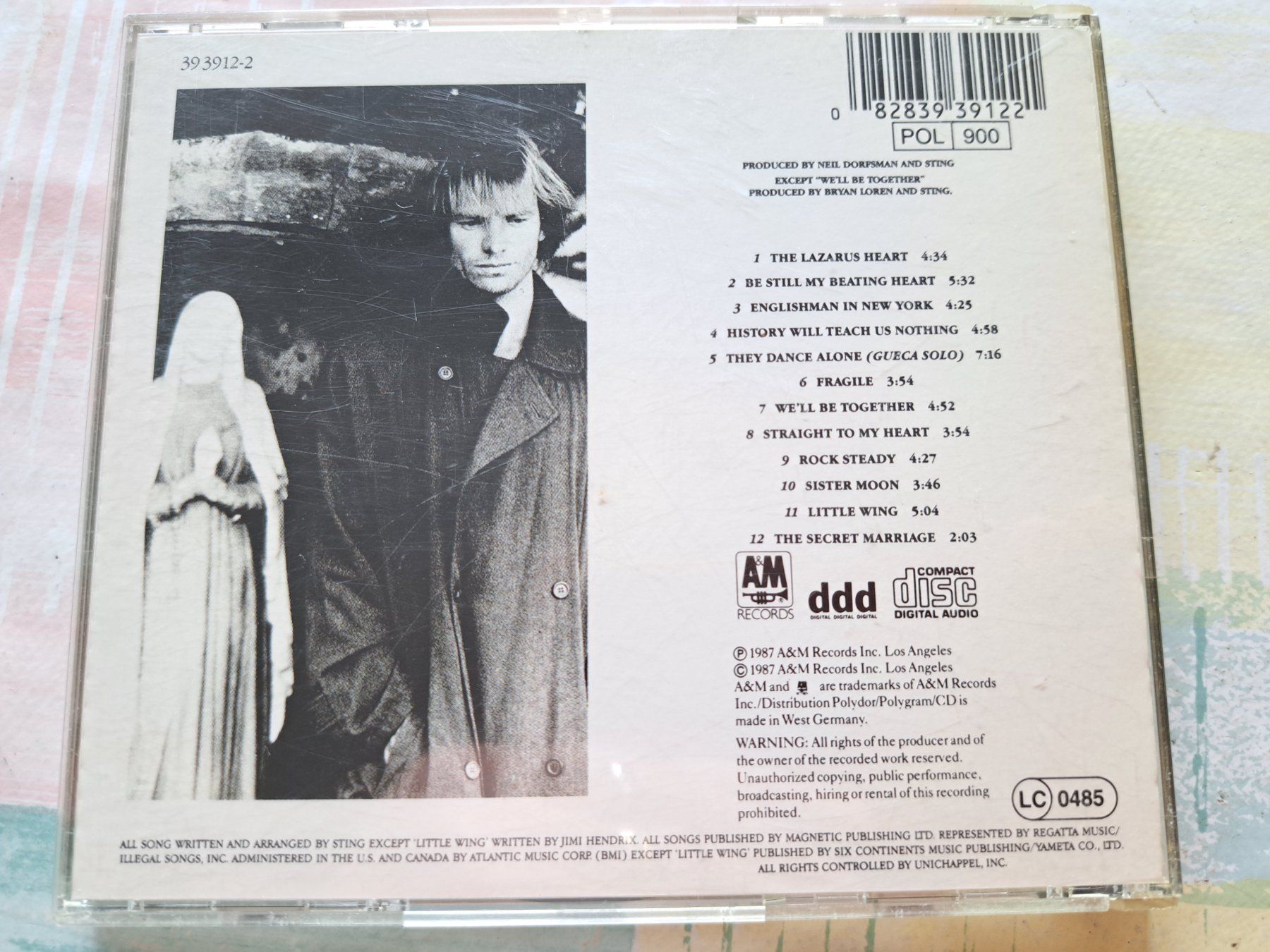 CDs: CD Sting - Nothing like the sun – D'occasion à Pully par bro_n52j 1