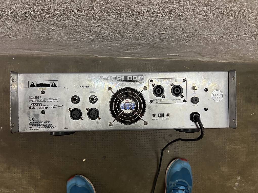 Reloop Amplificatori: Reloop RR1500 PRO pa Endstufe Verstärker – Difettoso da Basel venduto da cos_9k65 1