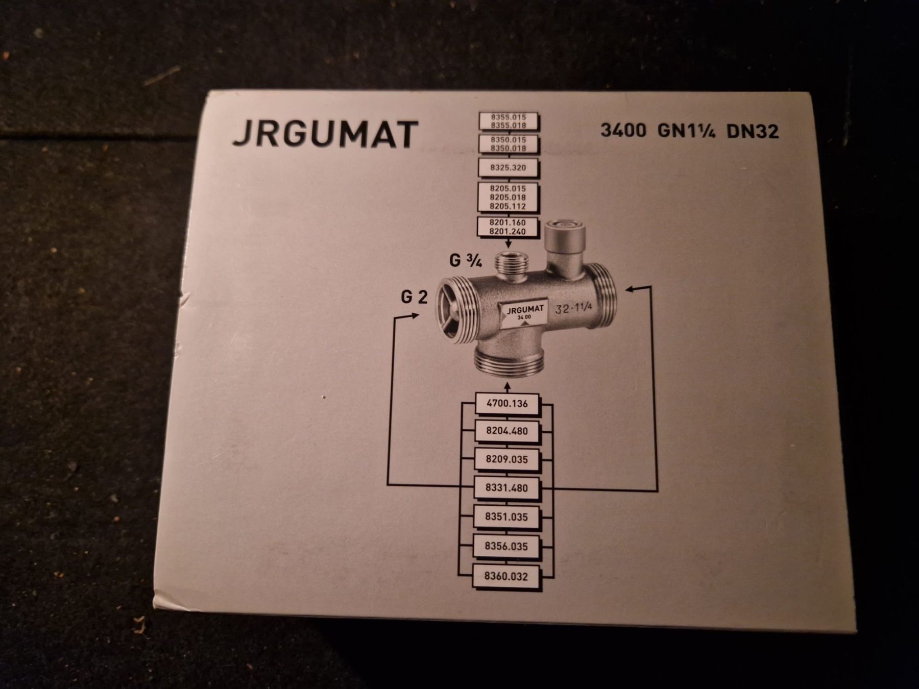 Rubinetteria: JRGUMAT 3400 GN1 1/4 DN32 - Qualité Sup – Nuovo e nell'imballaggio originale da Zürich venduto da Tissem 1