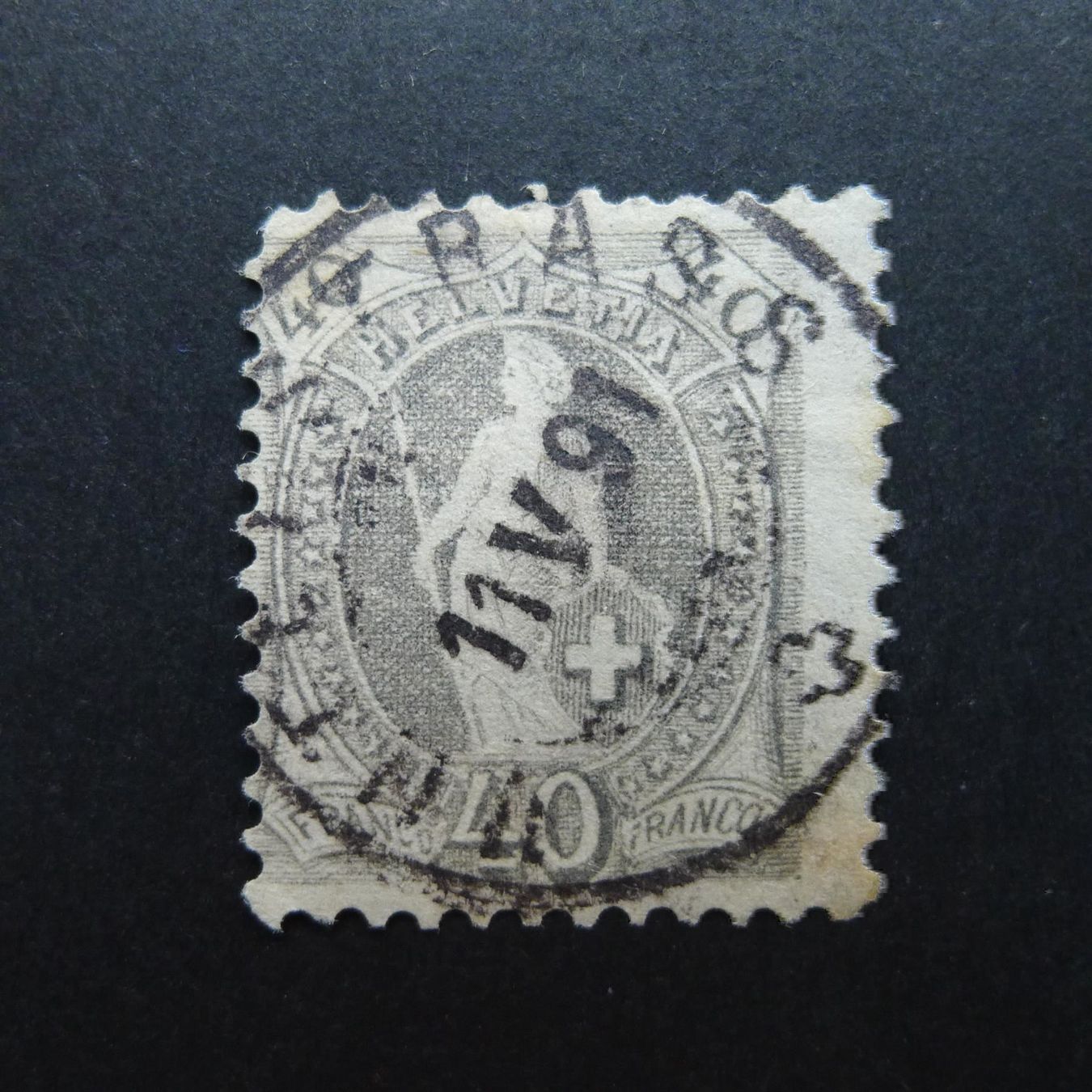 Alle Briefmarken: 1882 Nr. 69A mit Vollstempel – Gebraucht aus Dagmersellen von wyss1982