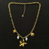 18KGP Charms Panzerkette mit Glass Perlen