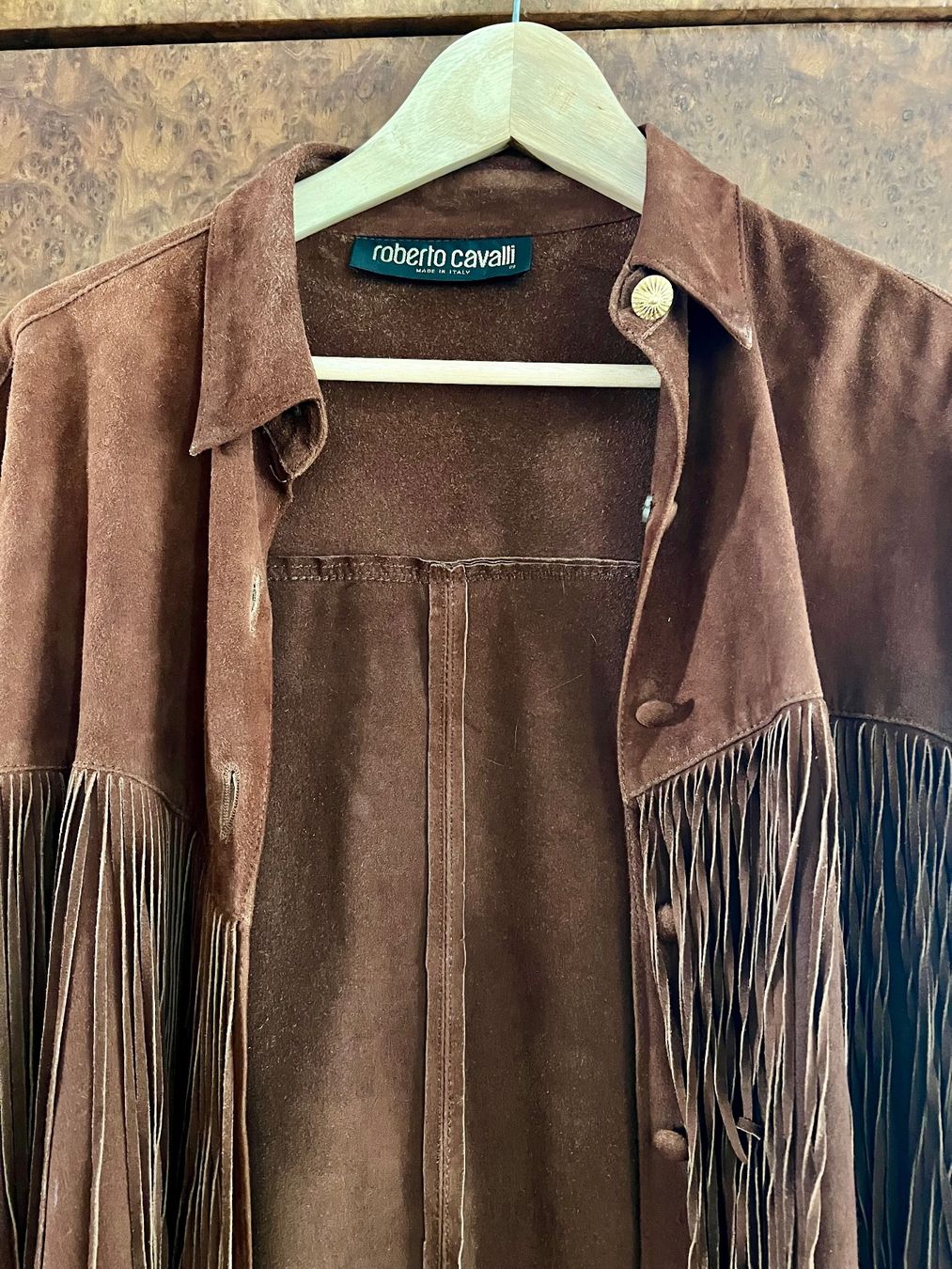 Roberto Cavalli Vestes: Wildlederjacke Roberto Cavalli – D'occasion à Biel/Bienne par Girasole232 7