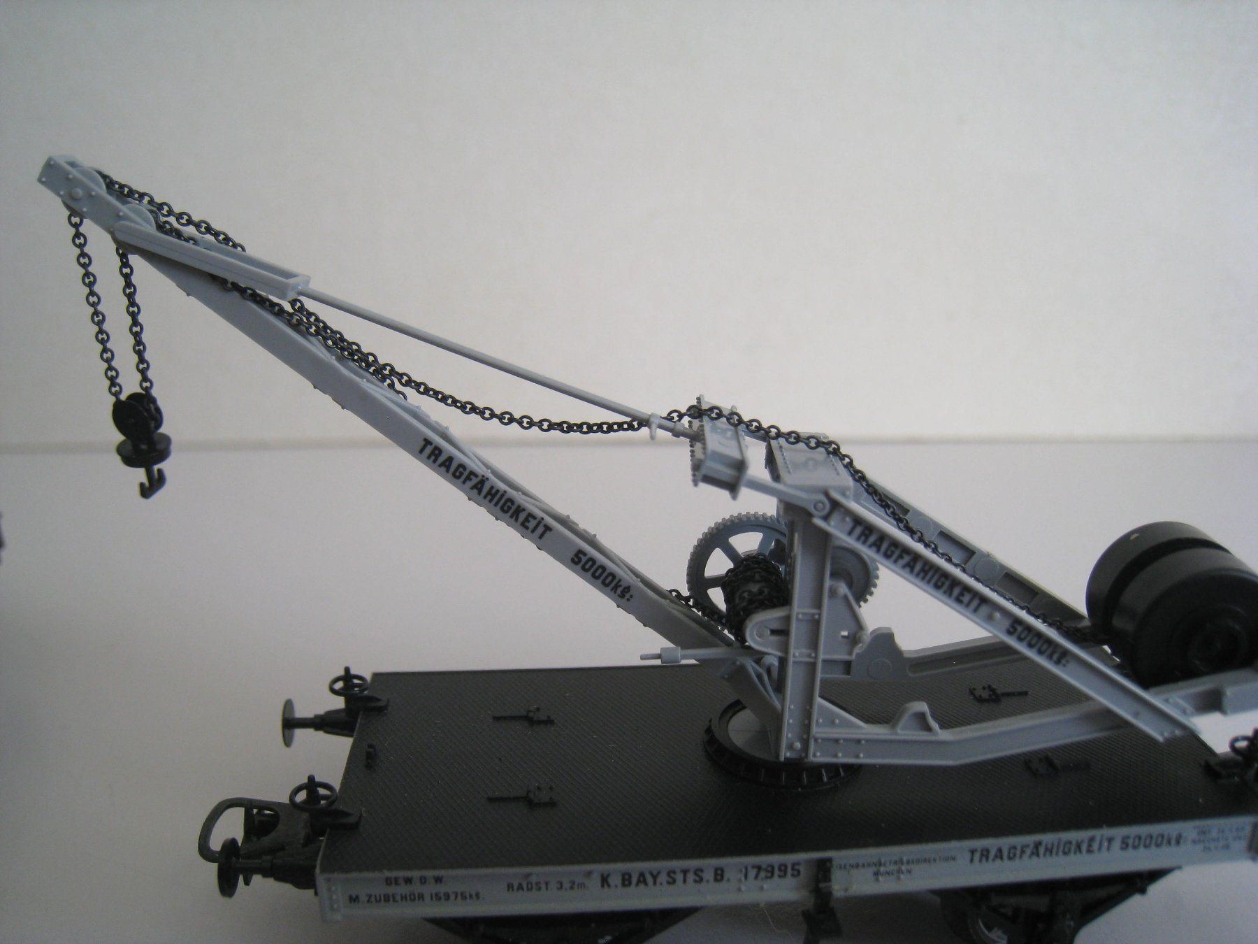 Trix Modellini di ferrovie: Trix, Bayrisches - Kranwagen Set, 2 teilig, 23517 – Usato da Buchs ZH venduto da swiss-train 6