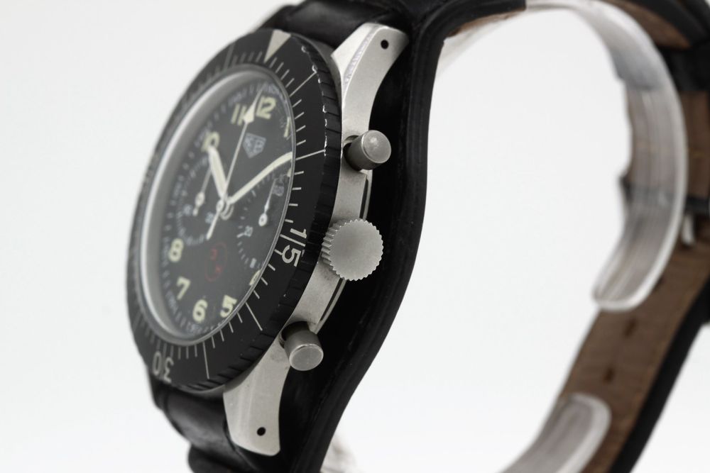 HEUER Bundeswehr 3H Chronograph 1550 SG Valjoux 230 2898 Kaufen auf Ricardo