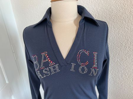 MISS&MAX Damen Shirt in Gr. L, Blau, NEU