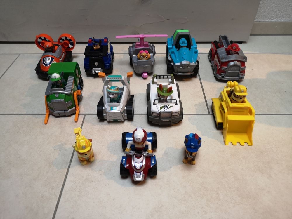 Paw Patrol Fahrzeug Mit Figur – Verschiedene Modelle, Bewegliche Teile