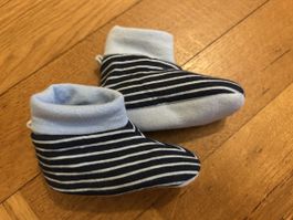Babyschühchen 6-12 Monate, Sterntaler, Stoff-Pantoffeln