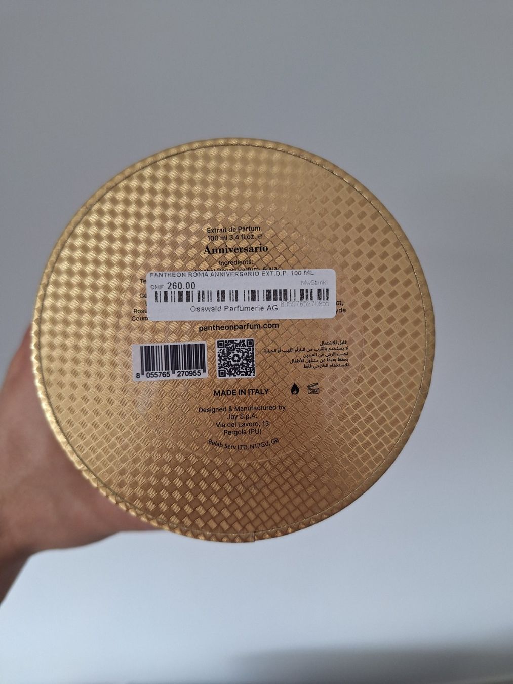 Profumi & Eau de Toilette: Parfum Pantheon Roma Anniversario 100ML – Nuovo (secondo la descrizione) da Baden venduto da bas_fh7l 2