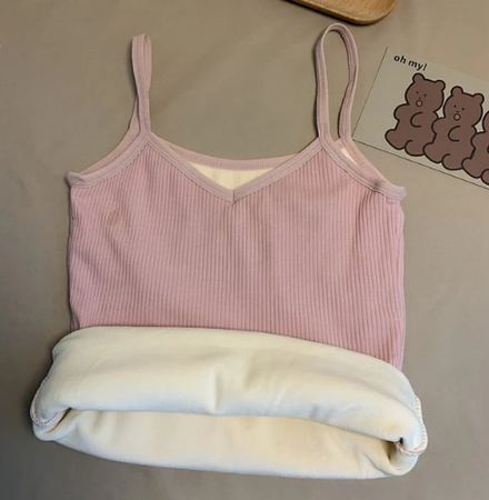 NEUES Top uni Rosa mit Thermo-Futter Gr. XS/S - 224018
