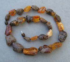 ♥ TOLLE KETTE / Baltischer Bernstein / MULTICOLOR ♥