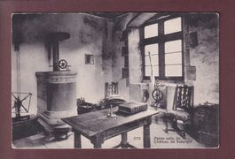 Château de VALANGIN - Petite salle - 1917